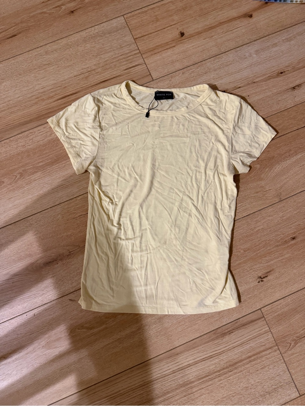 Whitefox Boutique yellow tee